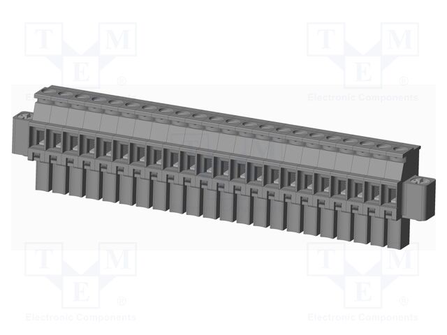 Connector: pluggable terminal block; plug; female; angled 90°