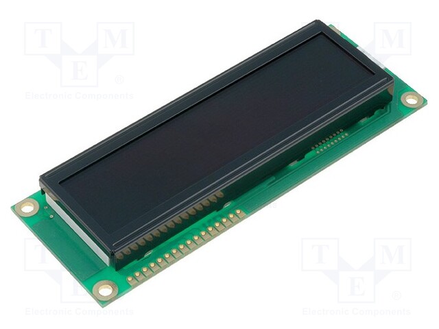 Display: LCD; alphanumeric; FSTN Negative; 16x2; 122x44x13.6mm