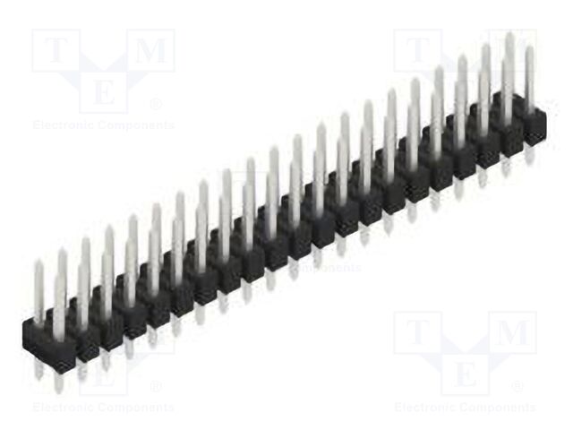 Connector: pin strips; pin header; male; PIN: 42; 2.54mm; THT; 2x21
