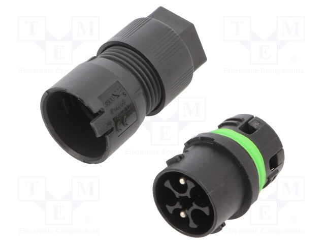 Connector: AC supply; screw terminal; 0.5÷1.5mm2; 16A; 400V; IP68