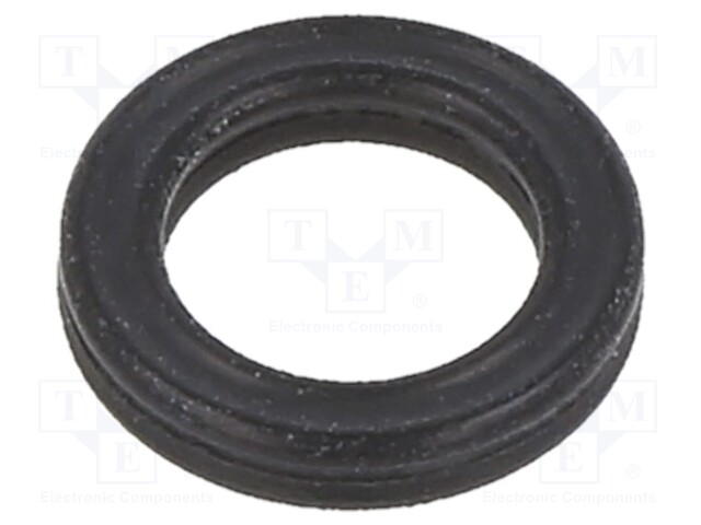 X-ring washer; NBR; Thk: 1.78mm; Øint: 6.07mm; -40÷100°C