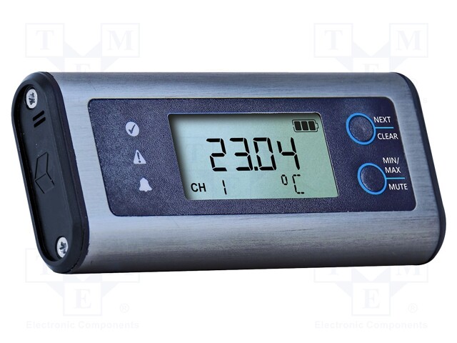 Data logger; temperature; ±0,2°C; Temp: -18÷55°C; Interface: USB