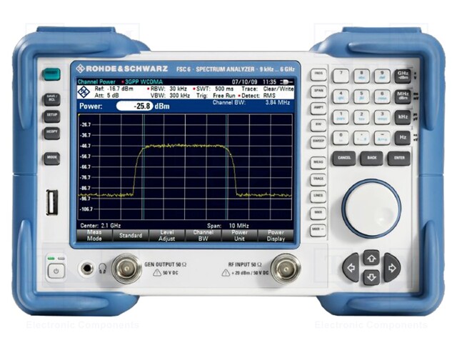Spectrum analyzer; In.imp: 50Ω; 0.005÷6000MHz; USB; 233x158x350mm