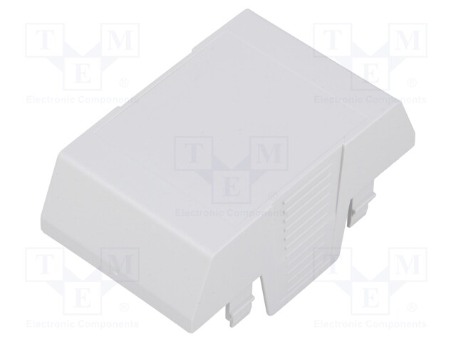 Cover; for enclosures; UL94HB; Series: EH 45; Mat: ABS; grey; 45mm
