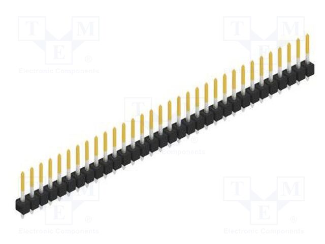 Connector: pin strips; pin header; male; PIN: 32; 2.54mm; THT; 1x32