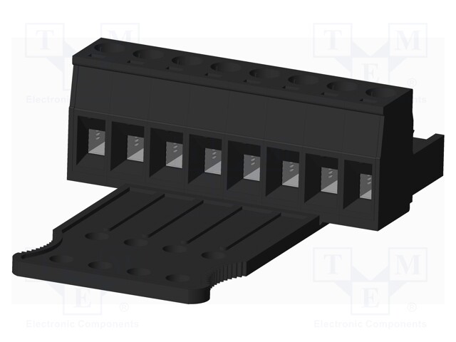 Connector: pluggable terminal block; plug; female; straight; 5mm