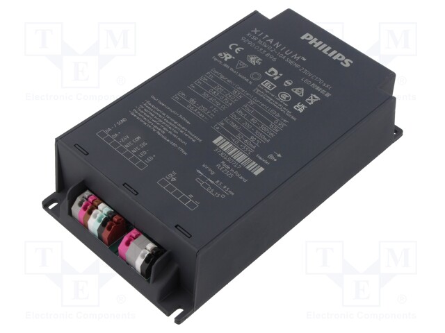 Power supply: switched-mode; LED; 165W; 80÷300VDC; 200÷1050mA