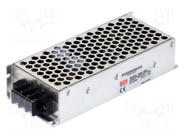 Converter: DC/DC; 100.8W; Uin: 33.6÷62.4V; Uout: 24VDC; Iout: 4.2A