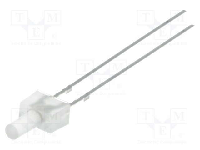 LED; 2mm; white warm; 330÷500mcd; 90°; Front: flat; 2.8÷3.6V; THT