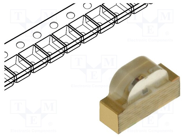 LED; SMD; 1104; red; 50÷120mcd; 3x2x1mm; 120°; 1.9÷2.5V; 20mA