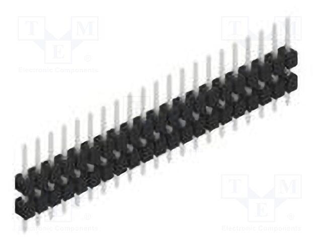 Connector: pin strips; pin header; male; PIN: 21; 2.54mm; THT; 1x21