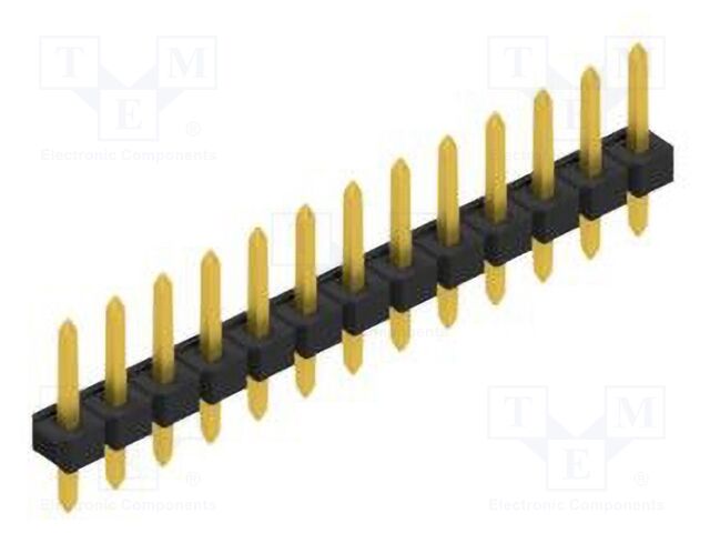Connector: pin strips; pin header; male; PIN: 13; 2.54mm; THT; 1x13