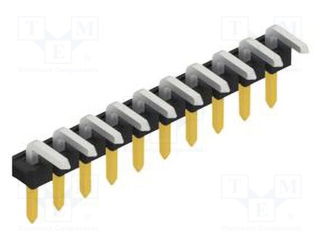 Connector: pin strips; pin header; male; PIN: 10; 2.54mm; THT; 1x10
