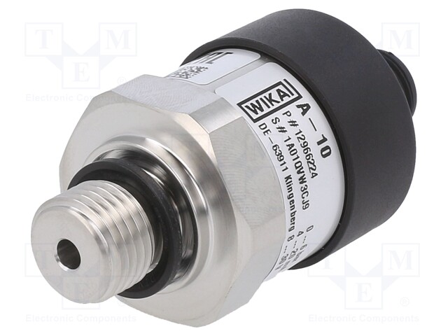 Converter: pressure; Range of val.cntrl: 0÷6 bar; 8÷30VDC; 4÷20mA