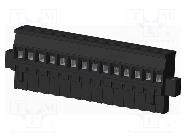 Connector: pluggable terminal block; plug; female; angled 90°
