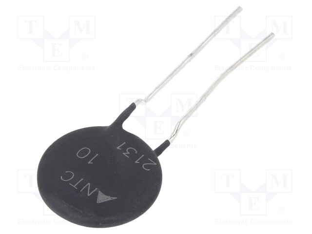 Thermistor, ICL NTC, 10 ohm, -20% to +20%, Radial Leaded, B57364S0 Series