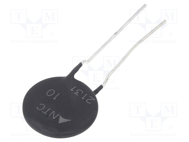 NTC thermistor; 10Ω; ±20%; THT; 3300K; Pitch: 7.5mm