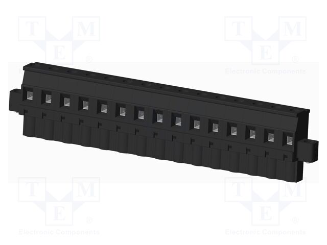 Connector: pluggable terminal block; plug; female; angled 90°