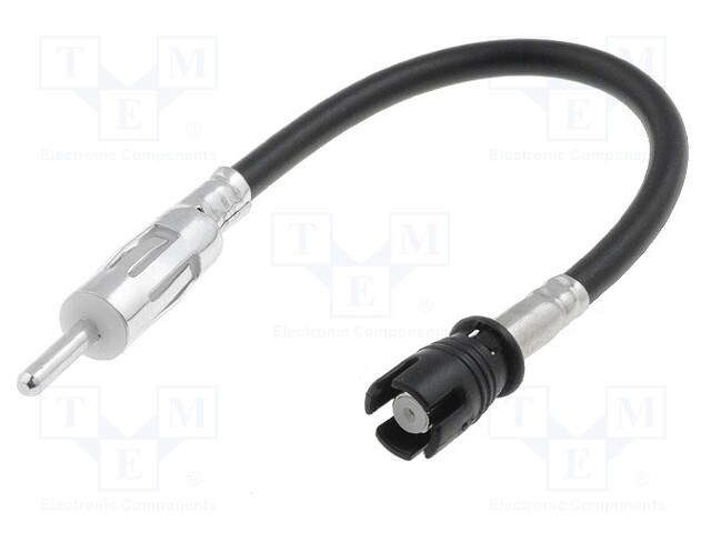 Antenna adapter; DIN plug,RAKU II; with lead; 0.15m