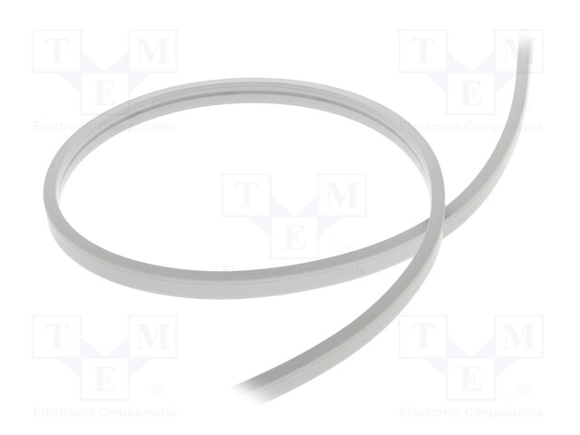 NEON LED tape; white neutral; 24V; LED/m: 120; 6mm; IP65; 8W/m