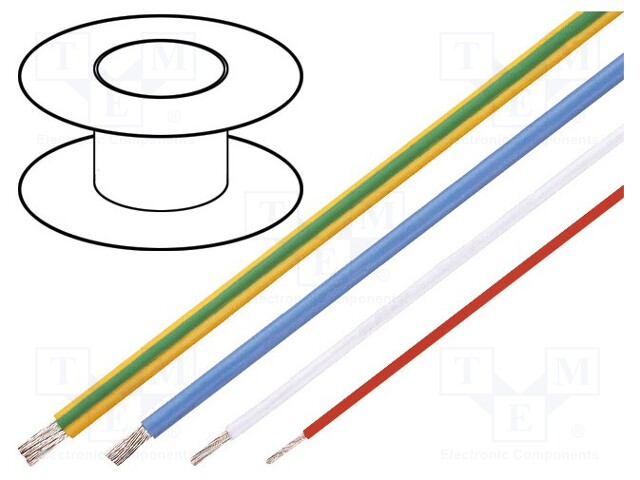 Wire; HELUTHERM® 145; stranded; Cu; 1x35mm2; polyolefine; red