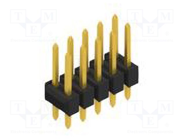 Connector: pin strips; pin header; male; PIN: 10; 2.54mm; THT; 2x5