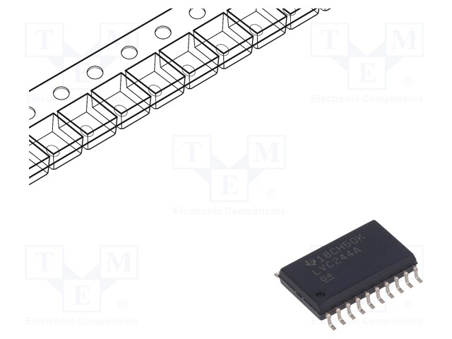 Buffer / Line Driver, 74LVC244, 1.65 V to 3.6 V, SOIC-20