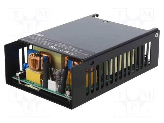 Power supply: switched-mode; 390/500W; 80÷264VDC; 80÷264VAC; 4kV