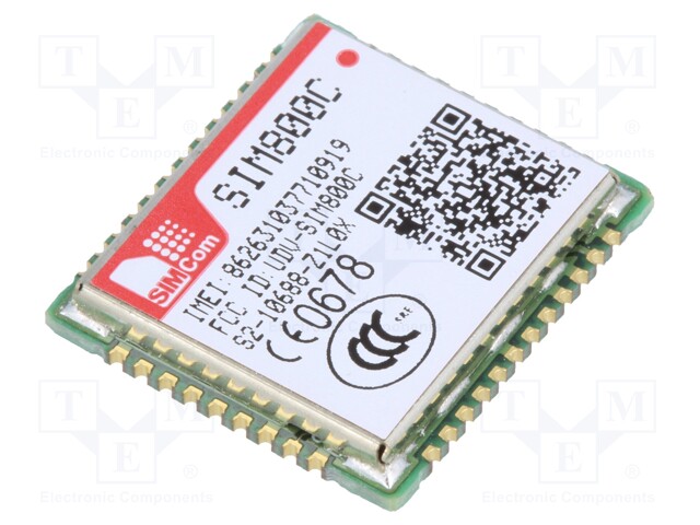 Module: GSM/Bluetooth; 85600bps; 2G,3.0 EDR; 42pad SMT; SMD; GPRS