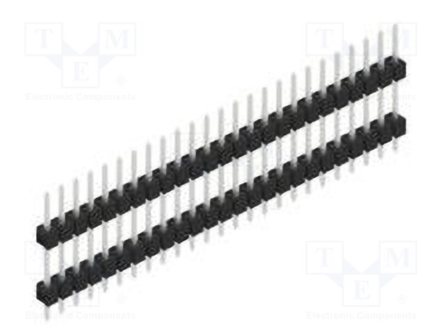 Connector: pin strips; pin header; male; PIN: 25; 2.54mm; THT; 1x25