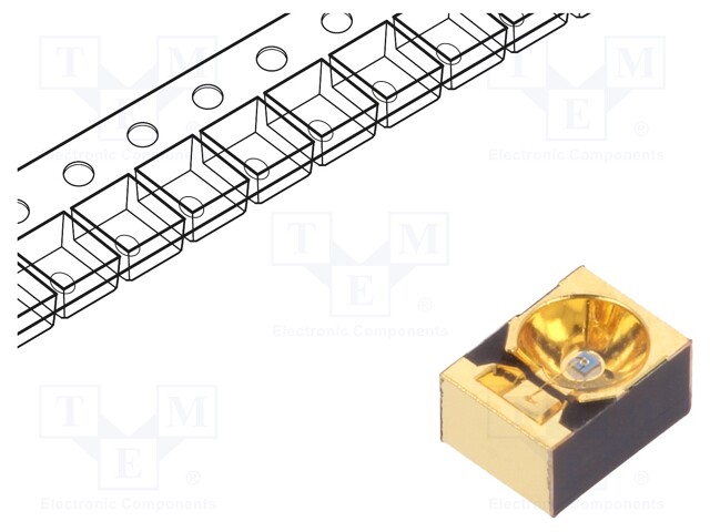 Phototransistor; λp max: 990nm; 35V; 20°; Lens: transparent; 130mW