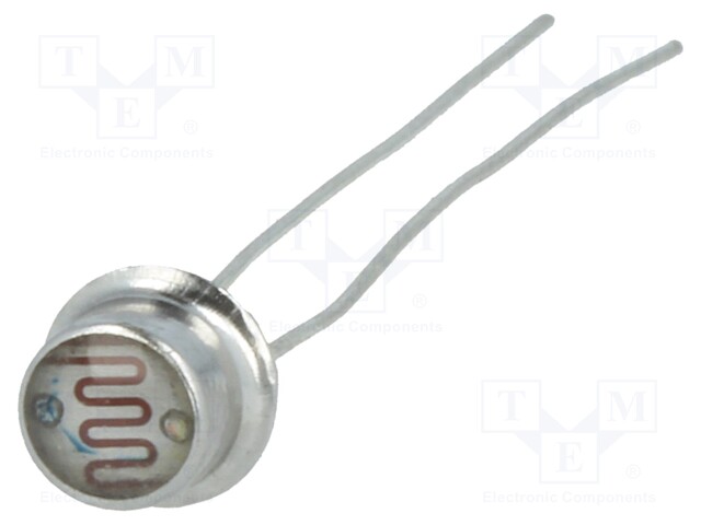 Photoresistor; 90mW; 2÷6kΩ; 540nm; Mounting: THT; 100VDC