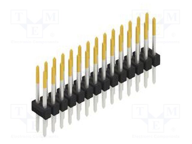 Connector: pin strips; pin header; male; PIN: 28; 2.54mm; THT; 2x14
