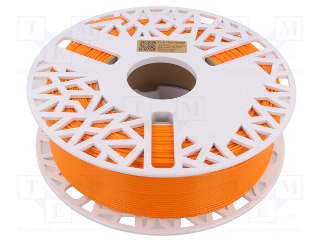 Filament: PLA High Speed; 1.75mm; orange; 1kg
