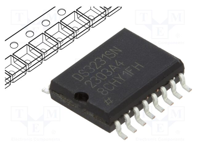 IC: RTC circuit; I2C; SO16-W; 2.3÷5.5V