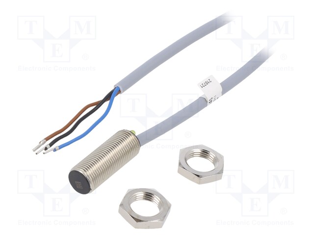 Sensor: inductive; Output conf: PNP / NO; 4mm; 10÷30VDC; M12; IP67