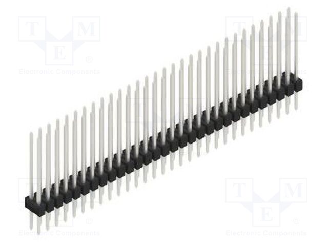 Connector: pin strips; pin header; male; PIN: 60; 2.54mm; THT; 2x30