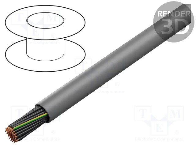 Wire; MEGAFLEX®500; 41G0,75mm2; unshielded; 300/500V; LSZH; Cu