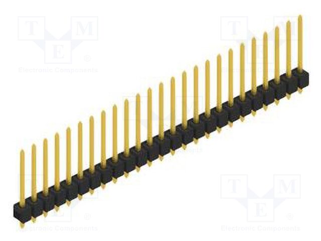 Connector: pin strips; pin header; male; PIN: 25; 2.54mm; THT; 1x25