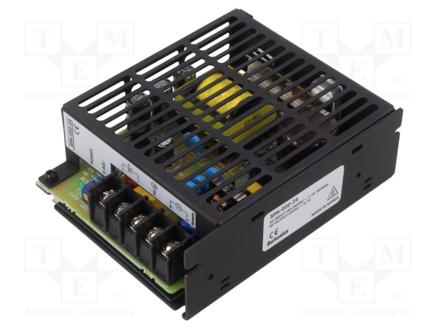 Power supply: switched-mode; for building in; 50W; 24VDC; 2.1A