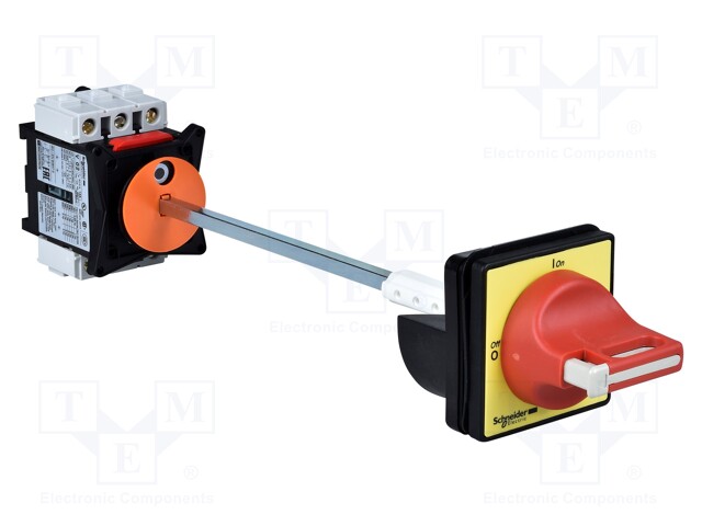 Main emergency switch-disconnector; Poles: 3; on panel; 20A; IP65