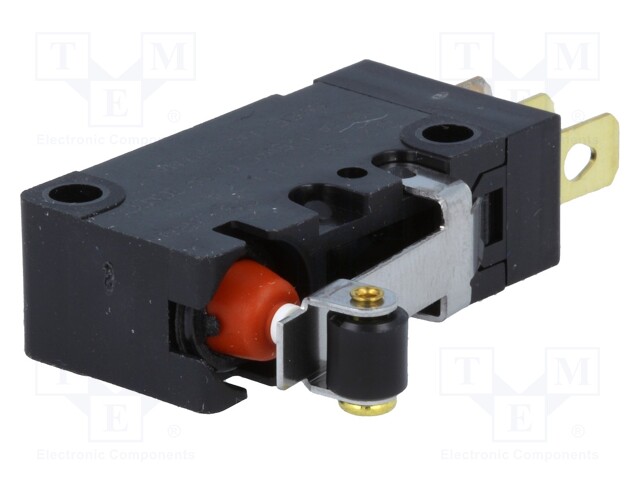 Microswitch SNAP ACTION; with lever (with roller); SPDT; Pos: 2