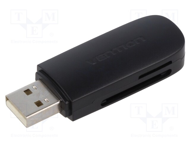 Card reader: memory; USB A plug; OTG,USB 2.0; PnP and Hot Swap