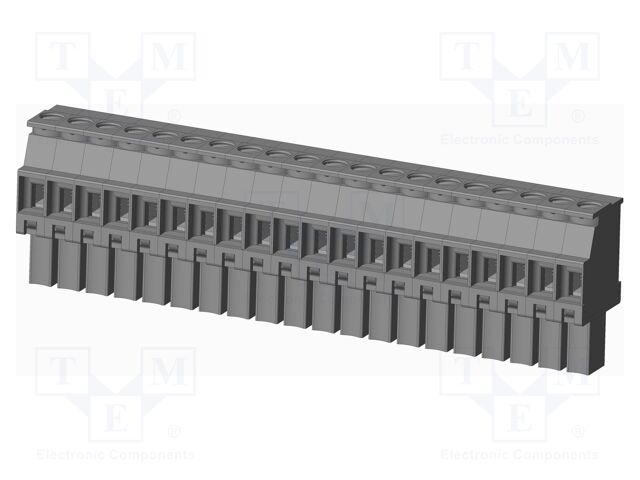 Connector: pluggable terminal block; plug; female; angled 90°