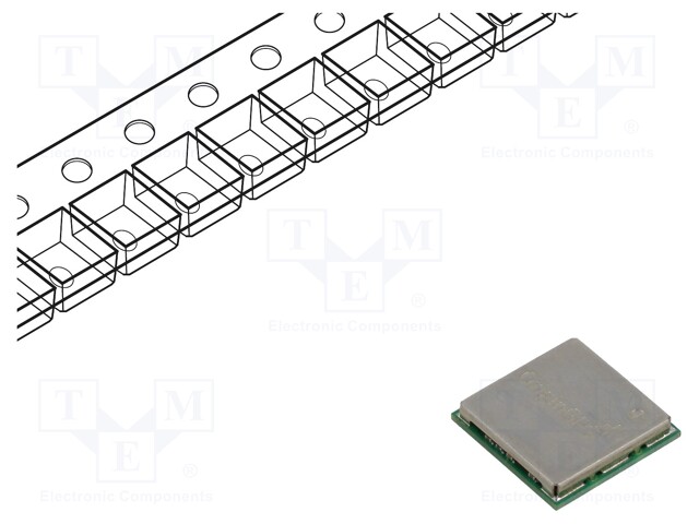 Module: GPS GLONASS; ±2.5m; NMEA; -167dBm; GPIO,I2C,UART; SMD