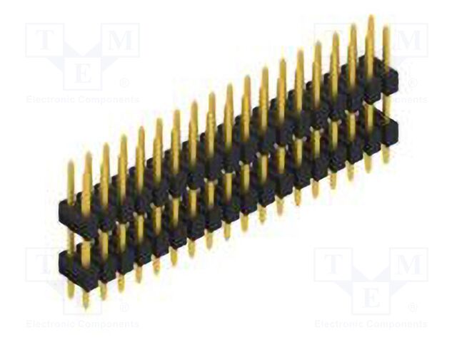 Connector: pin strips; pin header; male; PIN: 36; 2.54mm; THT; 2x18