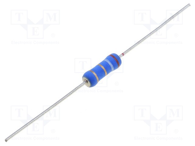 Resistor: power metal; THT; 12kΩ; 2W; ±5%; Ø4x11mm; 350ppm/°C; axial