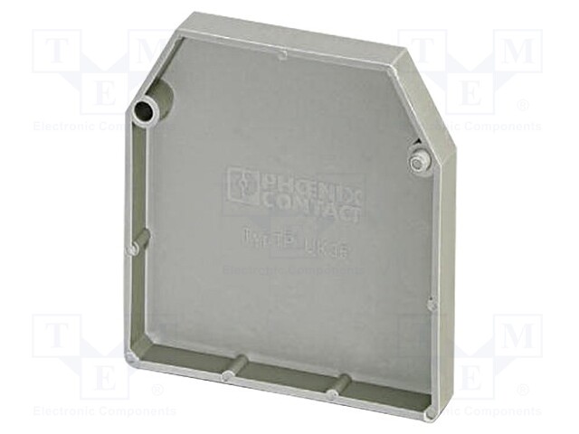 End plate; grey; Width: 2mm