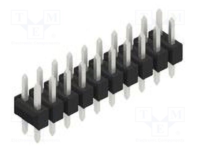 Connector: pin strips; pin header; male; PIN: 20; 2.54mm; THT; 2x10