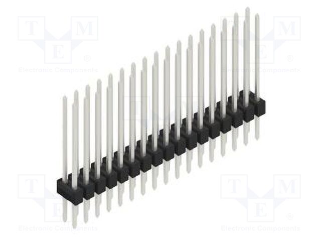 Connector: pin strips; pin header; male; PIN: 34; 2.54mm; THT; 2x17